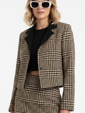 Vintage houndstooth blazer